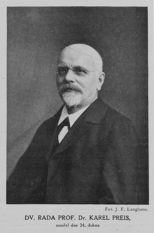 Karel Preis (foto J. F. Langhans)