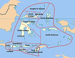 De regio's van de staat Oost-Indonesië 1946 1950