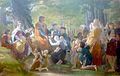Saint Louis rendant la justice sous le chêne de Vincennes, tableau de Pierre-Narcisse Guérin, 1816.