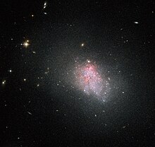 NGC 3738 בתמונה של טלסקופ החלל האבל