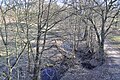 Blick von der Mellingbekbrücke in Richtung Südosten auf die Mellingbek.