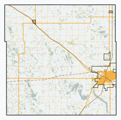 Rural Municipality of Orkney No. 244 is located in Orkney No. 244