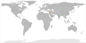 Bangladesh et Syrie