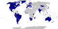 Les pays en bleu sont appelés « démocraties électorales » dans l'étude Freedom in the World [PDF] de Freedom House en 2010.