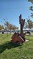 Escultura de Soledad Penalta na avenida da Mariña