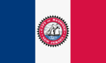 Drapeau de la ville de Bayonne (New Jersey).