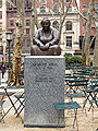 Skulptur Gertrude Steins im Bryant Park. Installiert 1992, nach einem Modell von Jo Davidson, gefertigt 1923 in Paris