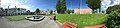 * Nomination: Haugesund City Hall (in Norwegian: "Haugesund rådhus"), the town hall of Haugesund municipality in Rogaland county, Norway. Distorted panoramic photo taken in June 2020 showing the town hall, the "Rådhusplassen" square, the "Rådhusparken" park, with flowerbeds, benches and sculptures, surrounding streets and buildings, among them Haugaland District Court ("Haugaland tingrett"), Western Norway University of Applied Sciences ("Høgskulen på Vestlandet"), etc. By User:Wolfmann --Q28 02:56, 19 January 2023 (UTC) * * Review needed