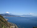 薩埵（さった）峠から望む駿河湾と富士山（静岡県静岡市）