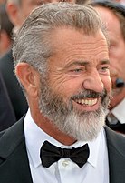 Photo of Mel Gibson at Cannes in 2016.