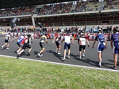 Départ type 24 heures du Mans (24 H du mans vélo 2017)[N 4]