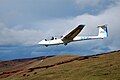 پرتاب بانجی در Long Mynd توسط Midland Gliding Club