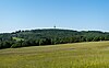 Höllberg von Nordosten; höchster Berg des Westerwaldes in Hessen