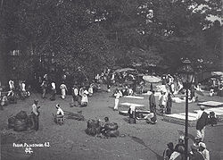 De markt in Payakumbuh, ca. 1900