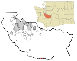 Location of Ashford, Washington