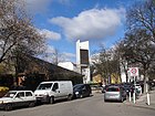 Stierstraße an der Hauptstraße