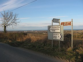 Signpost at Tullog, Co. Meath - geograph.org.uk - 1753717.jpg