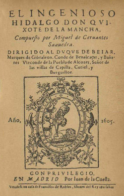 Titelblatt vum Don Quixote