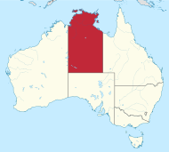 Territorium Septentrionale (Australia): situs