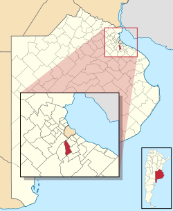 location of Esteban Echeverría Partido in Gran Buenos Aires