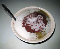 Bubur kacang hijau with ketan hitam combo is common in Indonesia.