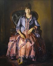 Emma i lilla kjole, 1920-23 Emma in a Purple Dress