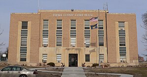 Das Furnas County Courthouse in Beaver City