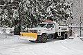 A Trimet snowplow truck