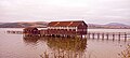 Boat launch shed in Tomales Bay