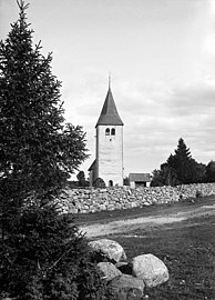 Kyrkan 1914 fotograferad av Einar Erici