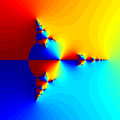 p(z) = z3 − 1的广义牛顿分形（a = −1/2）