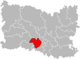 Situation of the canton of Montataire in the department of Oise