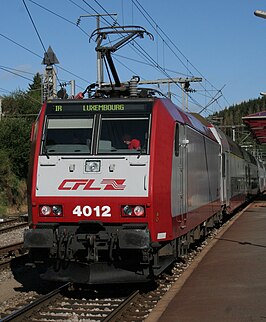 CFL locomotief 4012 op 13 augustus 2007 te Troisvierges