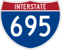 Interstate 695 marker