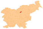 The location of the Municipality of Nazarje