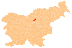 Location of the Municipality of Nazarje in Slovenia