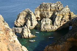 La Ponta da Piedade cerca de Lagos (Portugal)