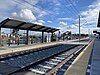 The platforms at Tecolote Road station