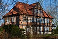 Alter Kupferhof in Hamburg-Wohldorf-Ohlstedt, Herrenhausallee 95 This is a photograph of an architectural monument. It is on the list of cultural monuments of Hamburg, no. 437.