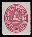 Braunschweig 1865 Michel-Nr 18 face value: