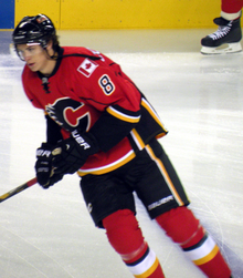 Joe Colborne avec les Flames de Calgary