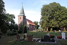 Evangelische Kirche "St. Vitus" und Friedhof von Schweiburg