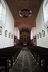 Vue intérieure de l'abbatiale.