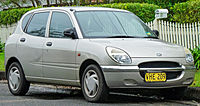 1998–2001 Daihatsu Sirion (M100RS; pre-facelift, Australia)