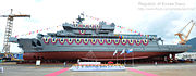 Christening ceremony of ROKS Tongyeong (Tongyeong class)