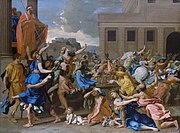 Poussin, The Abduction of the Sabine Women