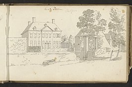 Huis te Ressen in 1731