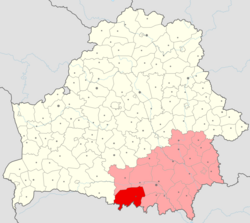 Location of Lyelchytsy District