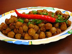 Chana masala, Indië