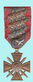 Croix de guerre 1939–1940 mit drei Palmenzweigen und einem silbernen Stern